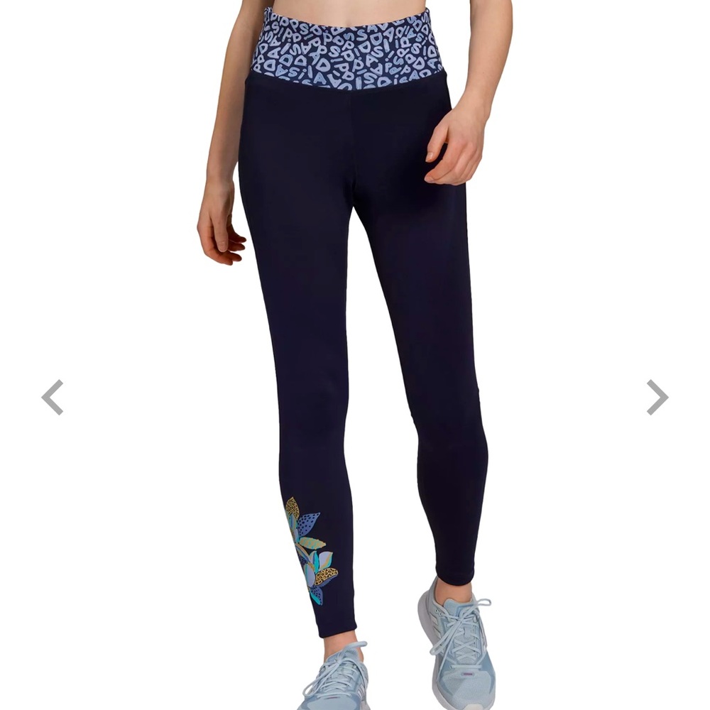 adidas Women's Farm Feel Brilliant Print High Rise Tights leggings